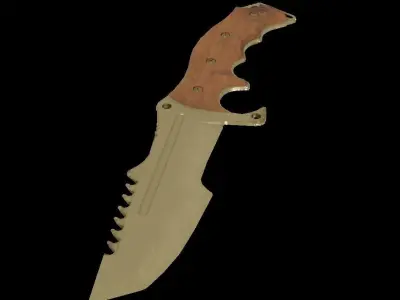hunting knife Free low-poly 3D model order