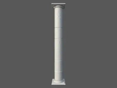 Modular Roman Columns 2 Low-poly 3D model