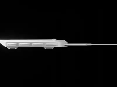 Hidden Blade and Bow 3D model