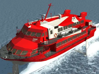 Hydro foil 929 3D model
