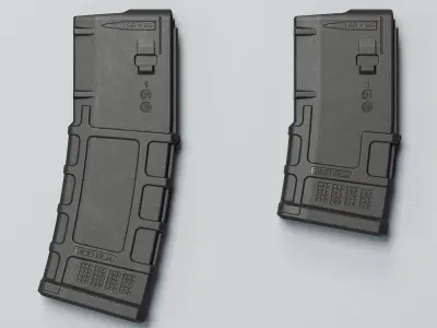 PMAG AR 300 B GEN M3 - Replica Low-poly 3D model