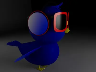 Bird model Free 3D model
