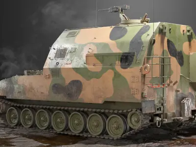 M992 Field Artillery Ammunition Support Vehicle PBR 3D model purchase