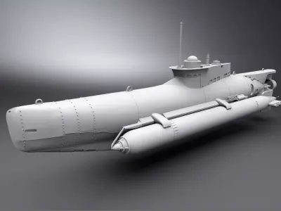 Seehund Scale model  3D print model