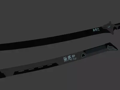 Katana - Game Ready - 4k PBR Free low-poly 3D model