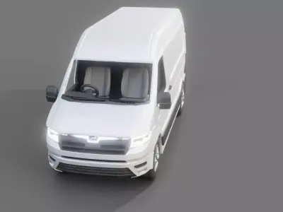 MAN TGE 2025 Panel Van  3D model
