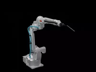 ABB IRB 1520ID Industrial Robotic Arm 3D Model High Detail 3D model
