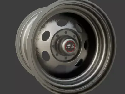 Weld Racing Typhoons Low-poly 3D model