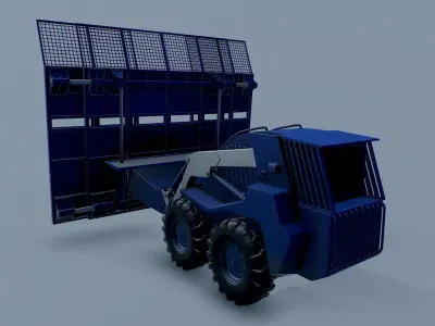 Riot Control Vehicle Low-poly 3D model