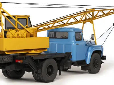 ZIL 130 KS-2561 1987 3D model