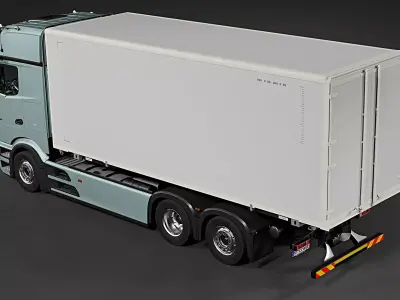 2025 Mercedes-Benz Actros L GigaSpace Box Truck 3D model
