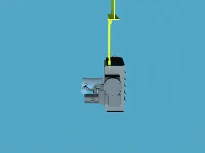 FX20 Heater wall and ceiling mount 3D model