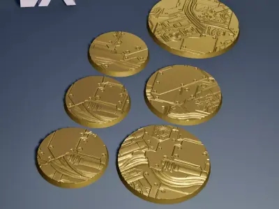 HD Base Set 27 - Mechanical Plate 3D print model