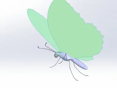 Butterfly 3D model 3