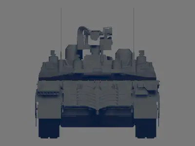 Abrams X 3D model