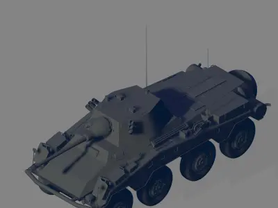 Sd Kfz 234 2 3D model