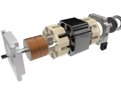 Stepper motor 3D model purchase