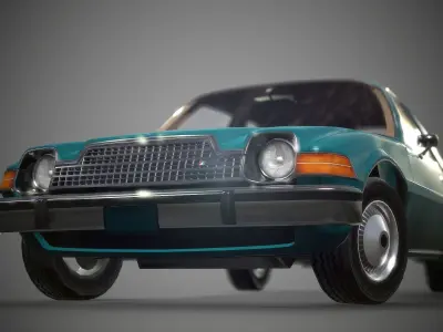 AMC Pacer Low-poly 3D model