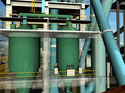 Coal Mill Department Free 3D model