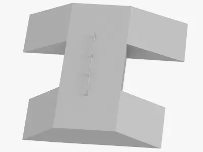 Skate Ramp - Fun Box 04 Free 3D model