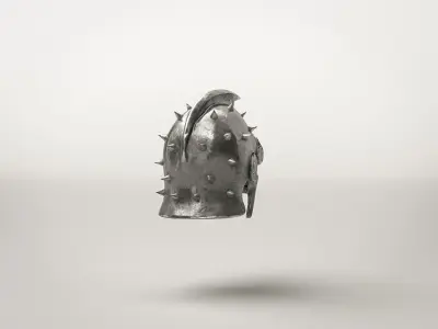 Roman Gladiator Helm Armor Low-poly 3D model