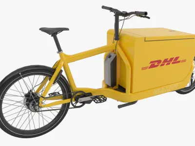 DHL Cargo Bike 2 3D model
