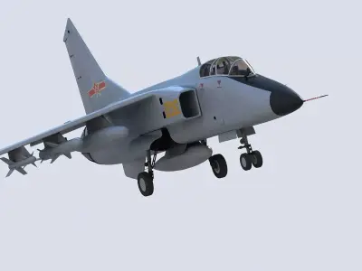 Chinese JH-7 Fighter-Bomber 3D model