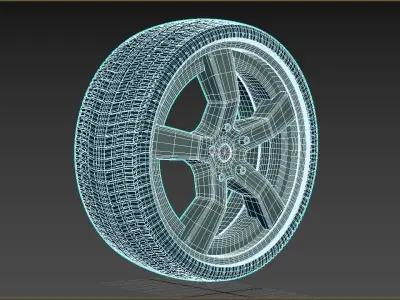 TIRES wheel Free 3D model