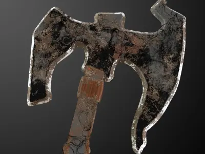 Old Axe 3D model 3D model