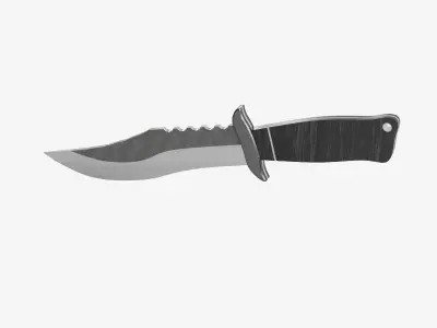 Combat Knife Low-poly 3D model buy