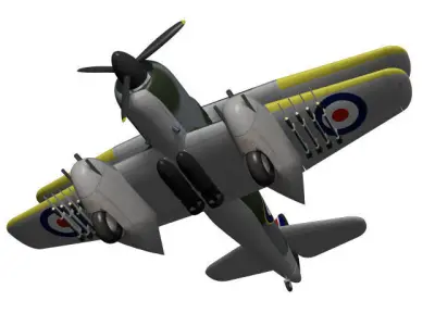 Boulton Paul P101 3D model
