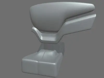 Gear Lever 02 Low-poly 3D model