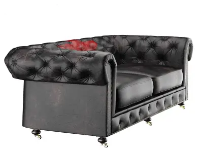 Sofa Andrew Martin Rebel Mao Red Star 3D model