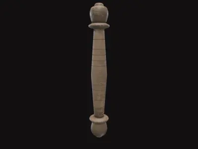Medieval Spools of Thread V02 Low-poly 3D model