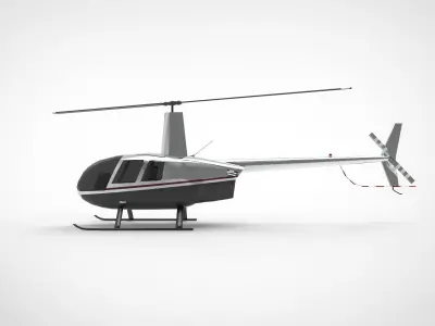 Robinson R44 Raven 3D model by Hafcoy