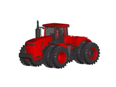 Tractor 3D model by truck-3d