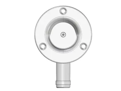 Fuel Gas Tank Air Vent Scupper 3D model