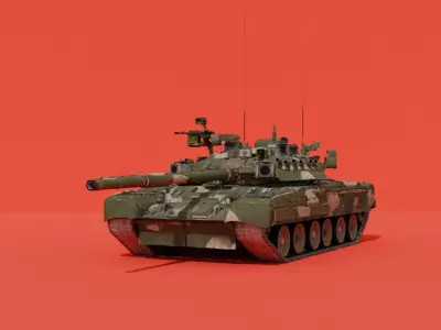 T-80 UK   3D model
