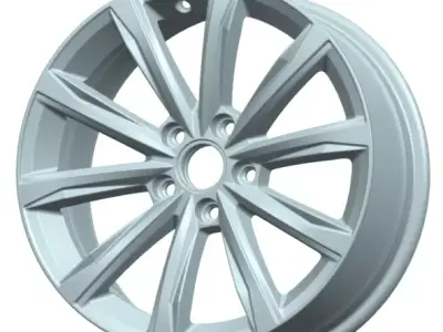 VW VW Passat wheel  18 inches 3D model