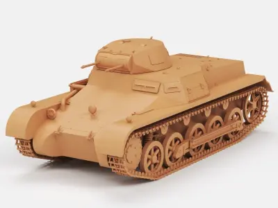 PzKpfw I Ausf B Free 3D print model