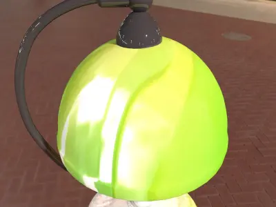 Plastic Lamp 3D model