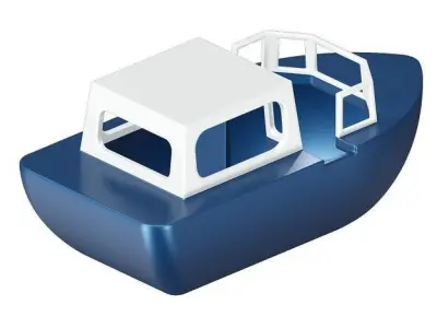 Recreational Boat Toy 3D model