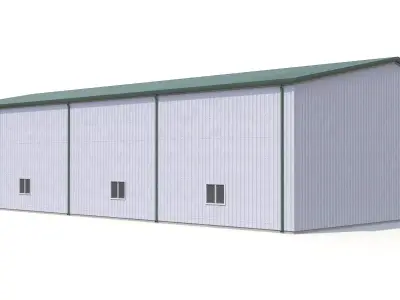 11 Industrial Buildings Collection 3D Model Pack purchase