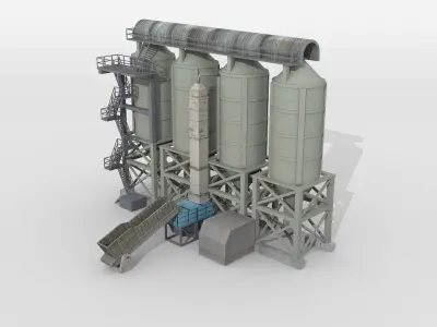 Gravel Plant 3D model