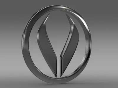 alpheon logo 3D model by Sergey