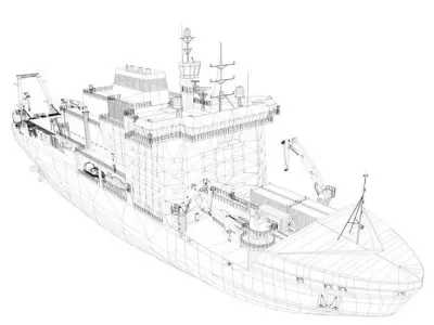 Icebreaker 3D model