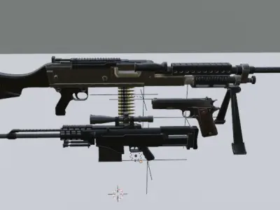 Military grade weapons 3D model