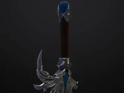 Dagger  Angel Slayer  Low-poly 3D model