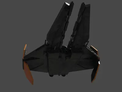 Jedi Interceptor 3D model