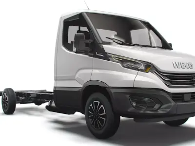 Iveco Daily Single Cab L4 Chassis 2022 3D model